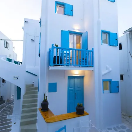 Panda Blue&white Downtown Megali Ammos (Mykonos)
